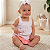 Conjunto 2 Peças Bebê Menina Bata e Short-Saia Meia Malha Cotton Premium - Imagem 6