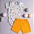 Conjunto Body Short Bebê Safari Cotton Premium e Suedine 100% Algodão - Imagem 1