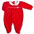 Macacão Bebê Gabi Vermelho Plush Premium - Imagem 6