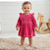 Vestido Bebê Babados Bordados Corações em Plush Premium - Imagem 6
