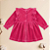 Vestido Bebê Babados Bordados Corações em Plush Premium - Imagem 5