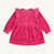 Vestido Bebê Babados Bordados Corações em Plush Premium - Imagem 1