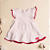 Vestido Bebê Corações Suedine Premium 100% Algodão - Imagem 4