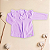 Conjunto 2 Peças Bebê Menina Plush Lilás Babadinhos Laço - Imagem 2