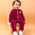 Conjunto Infantil Menina Capuz Beringela Plush Premium - Imagem 3