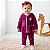 Conjunto Infantil Menina Capuz Beringela Plush Premium - Imagem 4