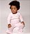 Conjunto 2 Peças Bebê Body Calça Térmico UV 50 Rosa - Imagem 5