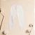Kit Calça Bebê Cru e Branco Suedine Premium 100% Algodão 2 und - Imagem 2