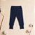 Kit Calça Bebê Azul Marinho e Branco Suedine Premium 100% Algodão 2 un - Imagem 2