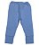 Kit Calça Bebê Azul Anil e Branco Suedine Premium 100% Algodão 2 und - Imagem 2
