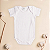Conjunto Body e Calça Bebê Manga Curta Branco Suedine 100% Algodão - Imagem 2