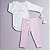 Conjunto Body e Calça Bebê Estrela em Suedine Premium 100% Algodão - Imagem 1