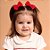 Presilha de cabelo para Bebê Bico de Pato Médio – Laço Linho (2 UN) - Imagem 2