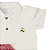 Conjunto Infantil Natal Polo Branca e Short Vermelho 100% Algodão - Imagem 4