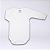 Kit Body Bebê Manga Longa Branco e Branco em Suedine 100% Algodão 2un - Imagem 2