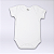 Kit Body Bebê Manga Curta Branco e Branco em Suedine 100% Algodão 2un - Imagem 3