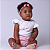 Conjunto Bebê Menina Body Carrossel Bordado Short Bufante Rosa - Imagem 1