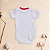 Conjunto Body 2 Peças Bebê Menino Cachorrinhos Bordado Suedine Jeans - Imagem 5