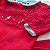 Saída Maternidade Menina Tricot Vermelho Rococó 6 Peças Premium - Imagem 4