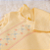 Macacão Bebê Menina Florzinhas Amarelo Mini Tricot Nobre 100% Algodão - Imagem 3