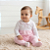 Macacão Bebê Menina Rosa Bordado Suedine 100% Algodão Premium - Imagem 6