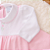 Saída de Maternidade Bebê Menina Rosa Suedine Bordado Floral 4 Peças - Imagem 5