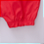 Romper Menina Tricoline Vermelho 100% Algodão Premium + Brinde - Imagem 5