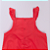 Romper Menina Tricoline Vermelho 100% Algodão Premium + Brinde - Imagem 4