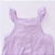 Romper Menina Tricoline 100% Algodão Premium Lilás Xadrez + Brinde - Imagem 5