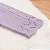Saída de Maternidade Bebê Menina Tricot Lilás com Gola Rica 6 Peças - Imagem 5