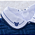 Kit Body Gola Bordado Ursinho + Calça Suedine Branco 100% Algodão - Imagem 2