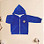 Conjunto 2 Peças Infantil Menino Capuz Plush Azul Royal Cinza - Imagem 2