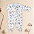 Macacão Bebê Soft Premium Zíper Dino Origami Pijama - Imagem 2