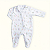 Macacão Bebê Soft Premium Zíper Floral Pijama - Imagem 1