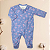 Macacão Bebê Soft Premium Zíper Floral Delicado Pijama - Imagem 2