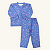 Conjunto 2 Peças Infantil Blusa Calça Soft Floral Delicado Pijama - Imagem 1