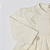Vestido Bebê Batizado Off-White Meia Malha e Tricozinho Botão Flor - Imagem 4