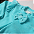 Conjunto 2 Peças Bebê Menina Plush Azul Turquesa com Babadinhos e Laço - Imagem 2