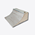 Rampa modelo Quarter Pipe com coping em alumínio para skate de dedo obstáculo para Fingerboard - Imagem 1