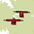 Trucks 3.0 PRO 34mm kit completo - Vermelho - Imagem 1