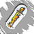 Fingerboard completo 34mm Mini SKT Co. modelo "Graffiti MINI 2" - Imagem 1