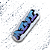 Deck "Graffiti MINI - 1" para Fingerboard Skate de dedo - Imagem 1