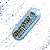 Deck "Mini SKt Co. - White" para Fingerboard Skate de dedo - Imagem 1