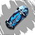 Fingerboard completo 34mm Mini SKT Co. modelo "Fossil Fish" - Imagem 1