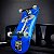 Fingerboard completo 36mm Mini SKT Co. modelo "Blue Mushroom" - Imagem 5