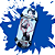 Fingerboard completo 36mm Mini SKT Co. modelo "Pin Up Girl" - Imagem 1