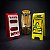 KIT - Mini Cavaletes de sinalização - modelos WET FLOOR e ALERT Cenário Obstáculos para FIngerboard Skate de Dedos - Imagem 6