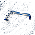 Rail "L" Grind Corrimão Obstáculo para Fingerboard e Skate de Dedos - Imagem 1