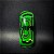 Deck "Circuit Green" 34 ou 36mm STREET-V3/MID - arte feita pelo Artista Michel Vidal de Curitiba-PR - Imagem 5