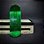 Deck "Circuit Green" 34 ou 36mm STREET-V3/MID - arte feita pelo Artista Michel Vidal de Curitiba-PR - Imagem 3